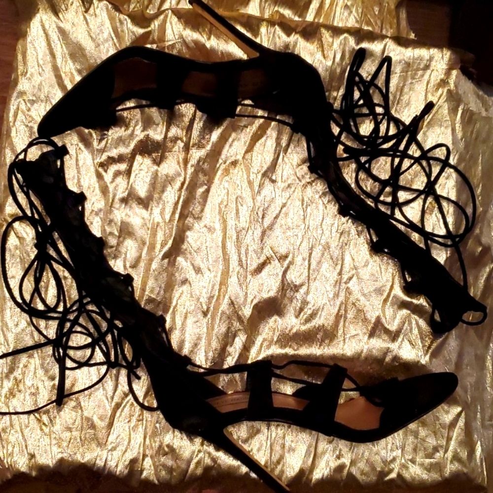 STEVE MADDEN FAROH STILETTO SANDALS SZ 9.5M